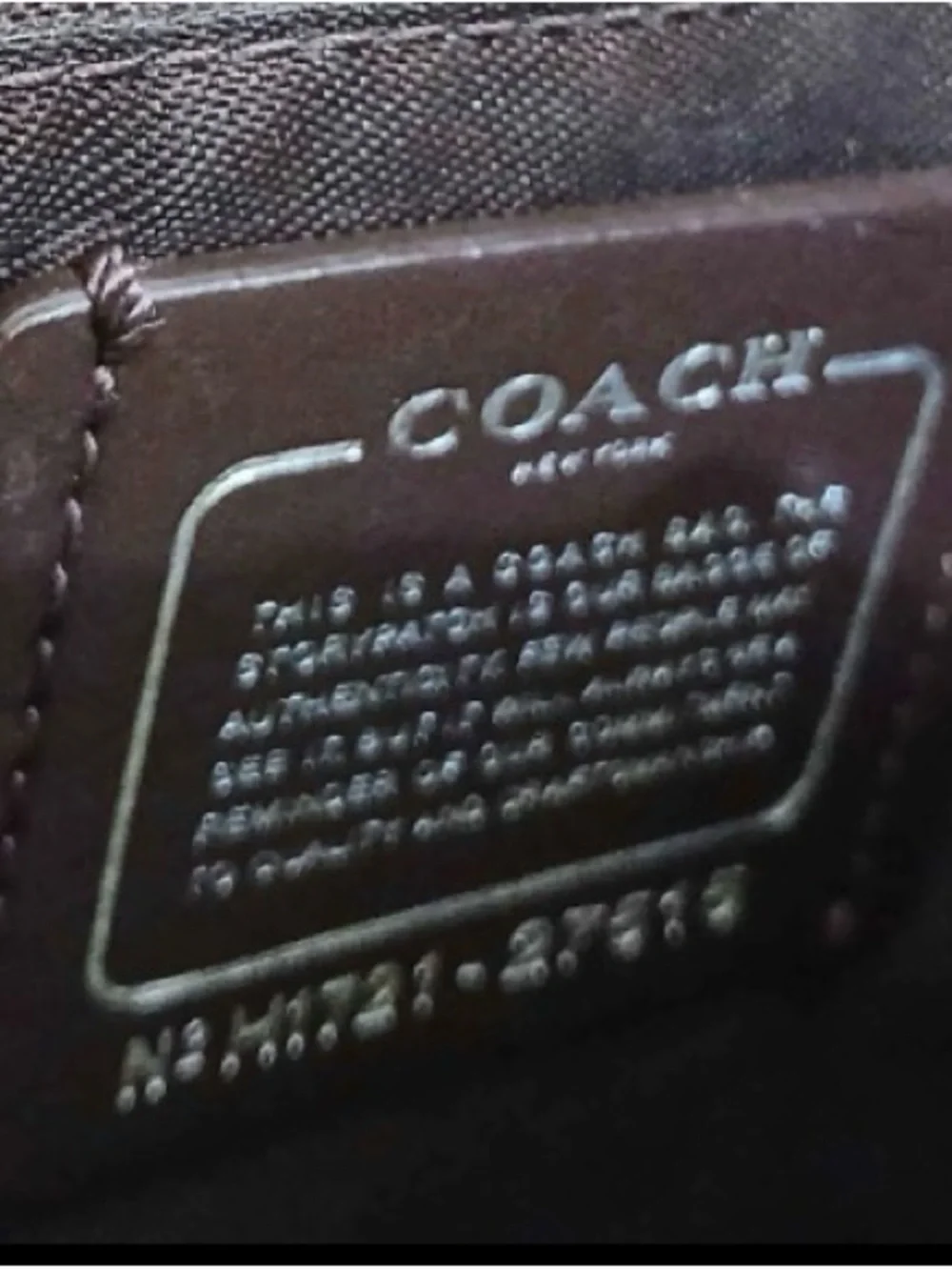 Coach Chestnut Brown Leather Tote